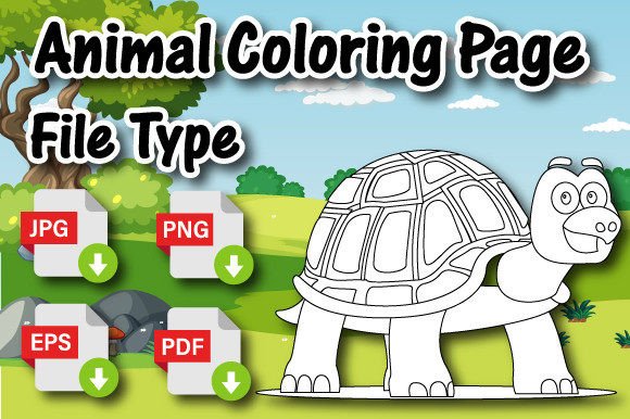 A Tortoise Coloring Page and the Importance of File Quality