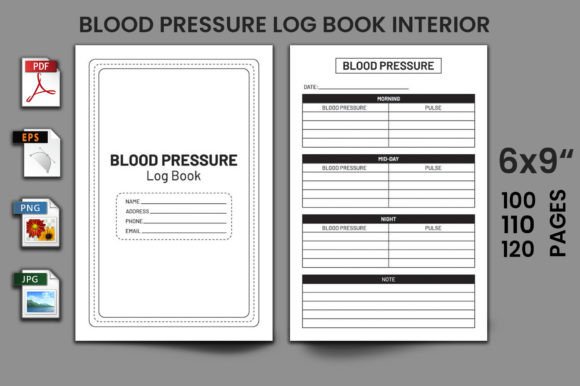 Blood Pressure Log Book KDP Interior: A Practical Asset for Self-Publishing Workflows