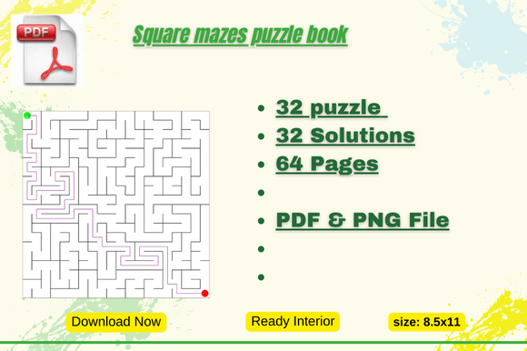 Navigating the Square Maze Puzzle as a Versatile Kids Activity
