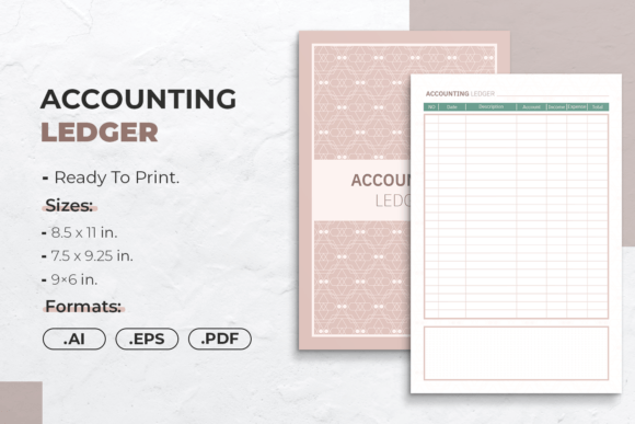 Printable Ledger Templates for Modern Designers
