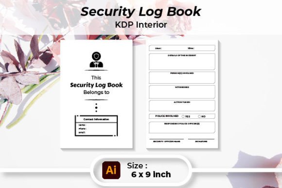 Professional Security Log Book Templates for KDP
