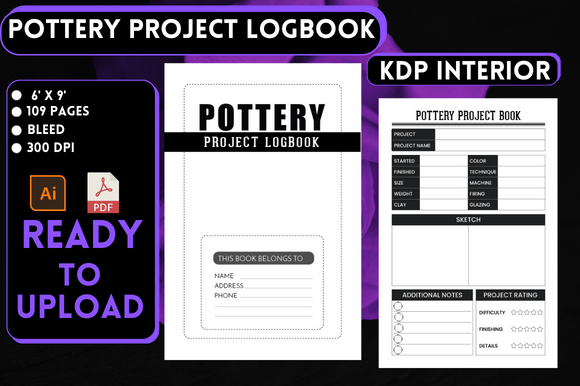 The Pottery Project Logbook: Your Essential Companion for Clay Creativity