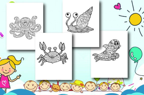 Unlock Creativity with Mandala Sea Animal Coloring Pages