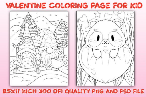 Valentine s Coloring Pages Vol 19: A Creative Resource for Professionals